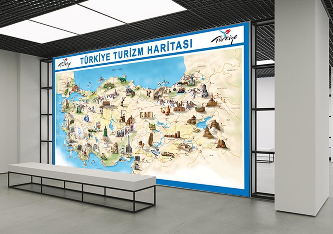 Türkiye Turizm Haritası Posteri 2