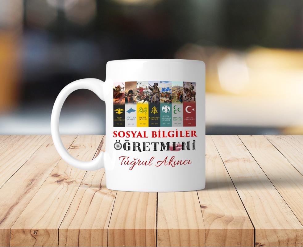 Sosyal Bilgiler Öğretmeni Kupa Bardak 1