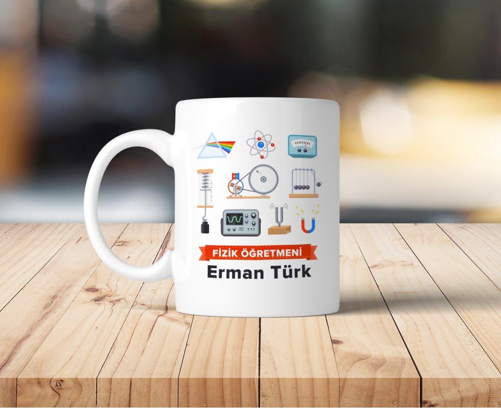 Fizik Öğretmeni Kupa Bardak 3