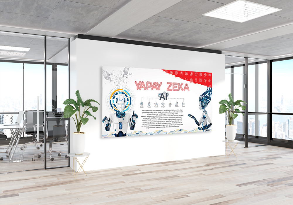 Yapay Zeka Okul Posteri