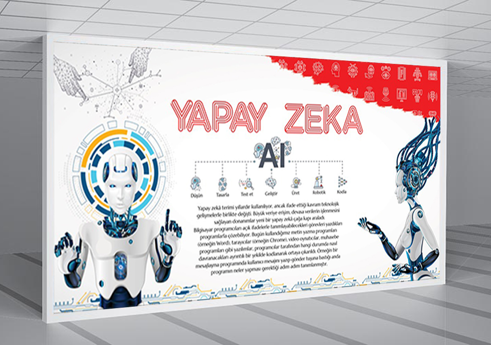 Yapay Zeka Okul Posteri