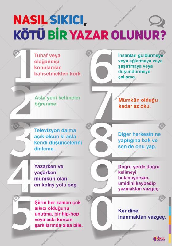 Nasıl Kötü Bir Yazar Olunur