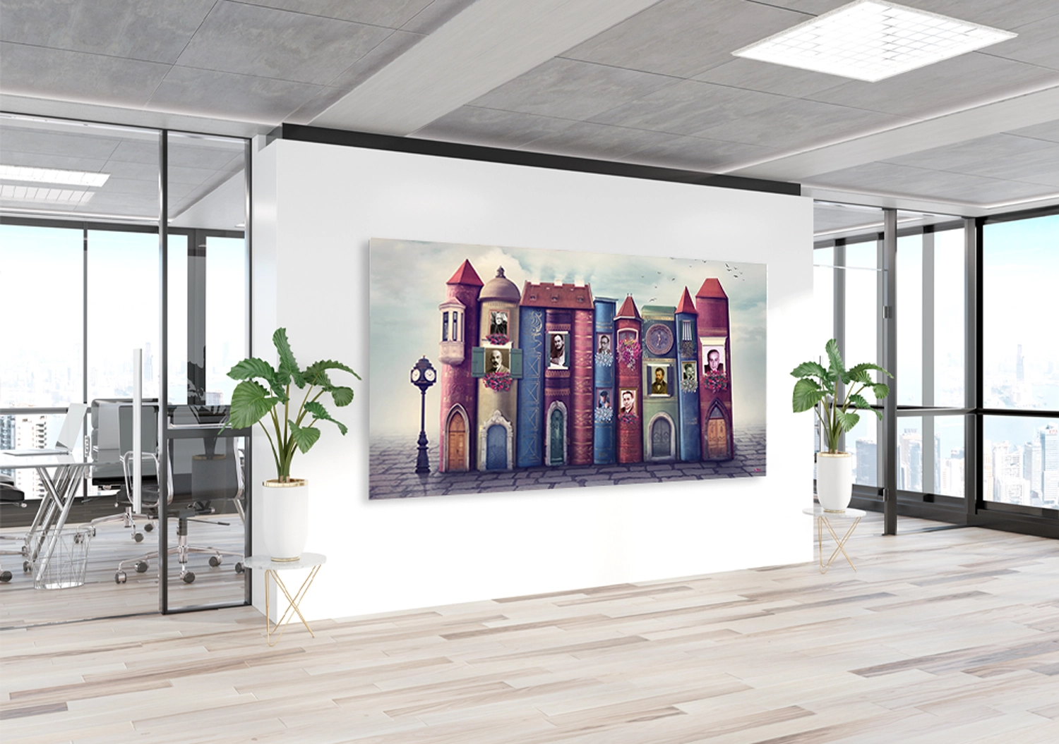 Her Kitap Bir Yuva: Edebiyatın Öncüleri Okul Posteri